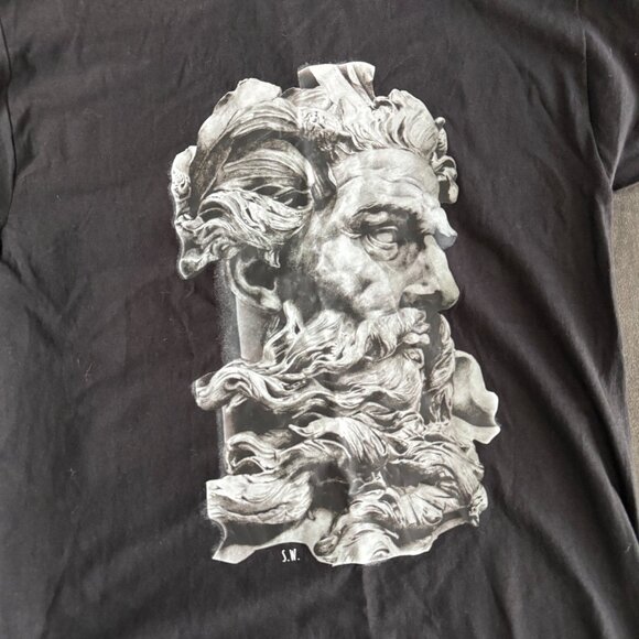Custom Ink Black Poseidon T-Shirt - Picture 2 of 4